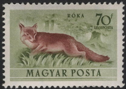 SCG5898 - Hungary 1958 Airmail “Wild Animals” Series