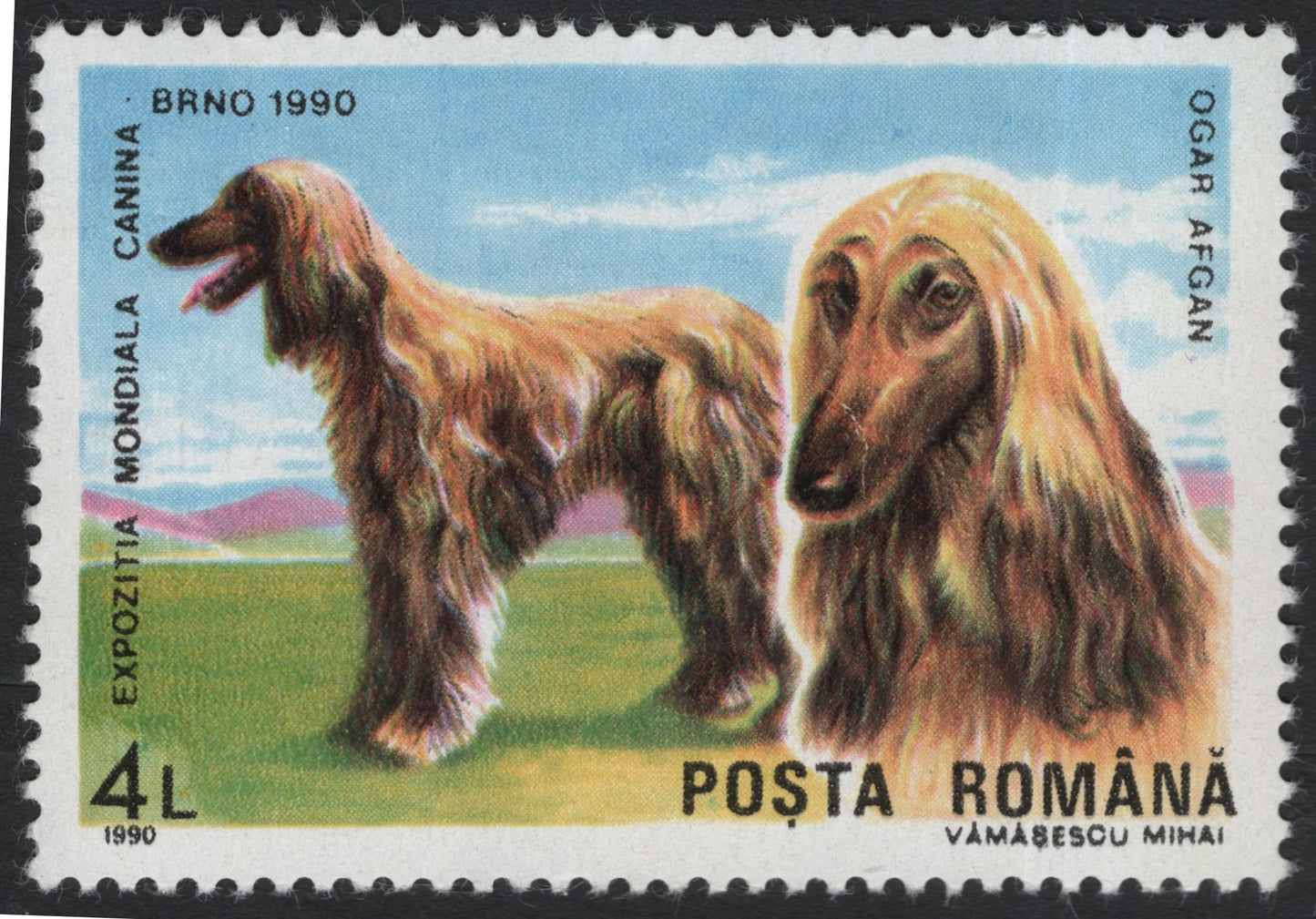 SCG5901 - Romania 1990 – World Dog Exhibition, Brno