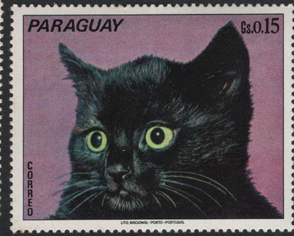 SCG5904 - Paraguay 1970s "Cat Breeds" Definitive Set