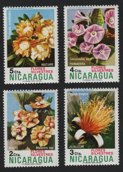 SCG5905 - Nicaragua 1960s “Flores Silvestres” – Wild Flowers Series