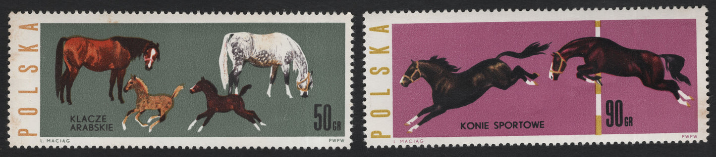 SCG5909 - Poland 1967 – Horse Breeds Series