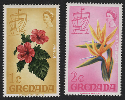 SCG5906 - Philatelic Entry: Grenada – Floral Definitives (Queen Elizabeth II Portrait)