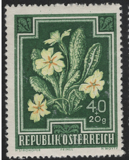 SCG5908 - 🇦🇹 Austria – Alpine Flowers Semi-Postal Set