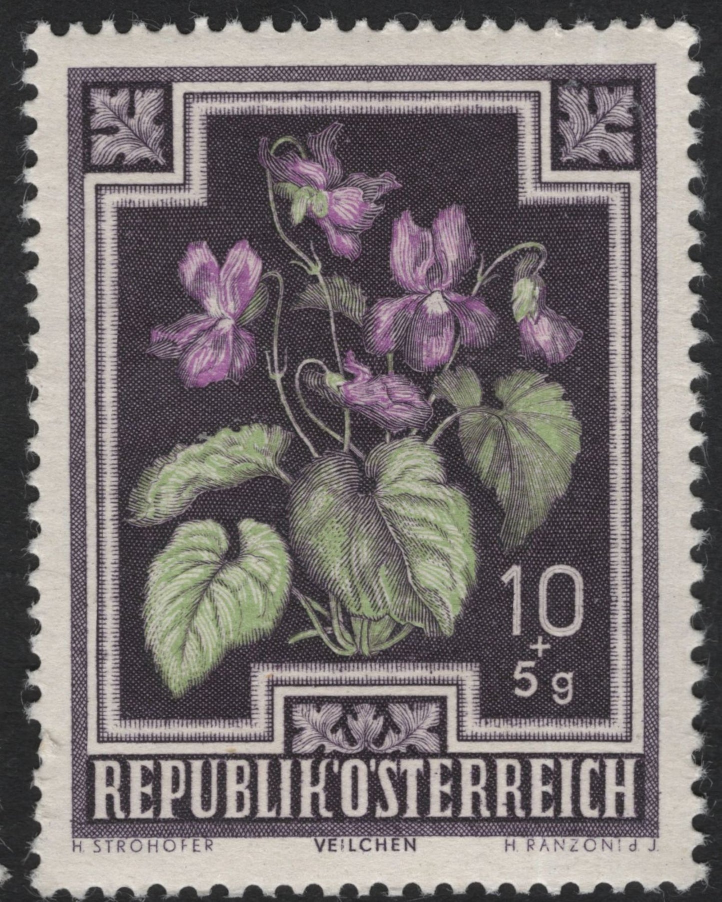 SCG5908 - 🇦🇹 Austria – Alpine Flowers Semi-Postal Set
