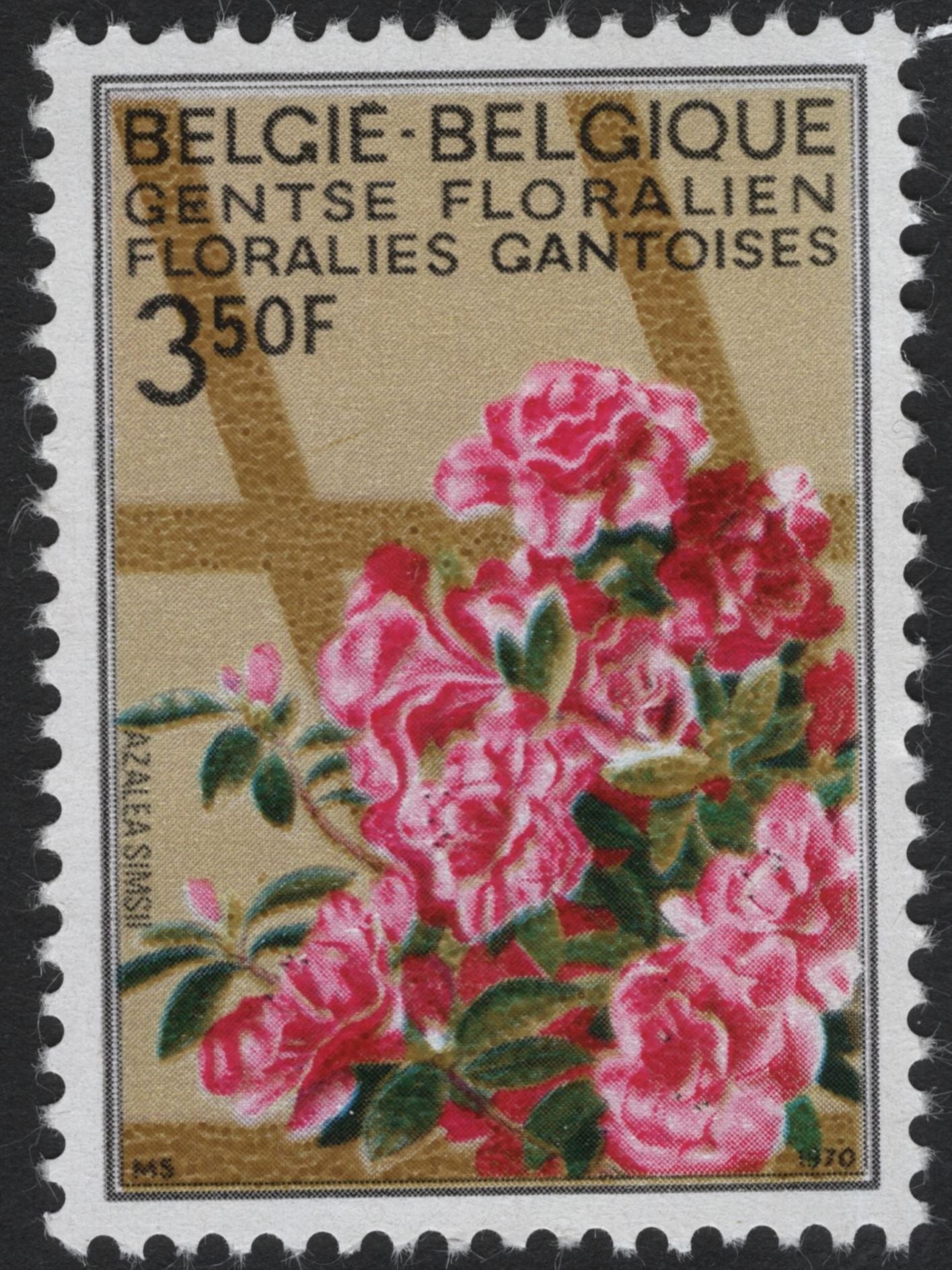 SCG5913 - Belgium 1970 – Ghent Floralies (Gentse Floralien) Floral Series