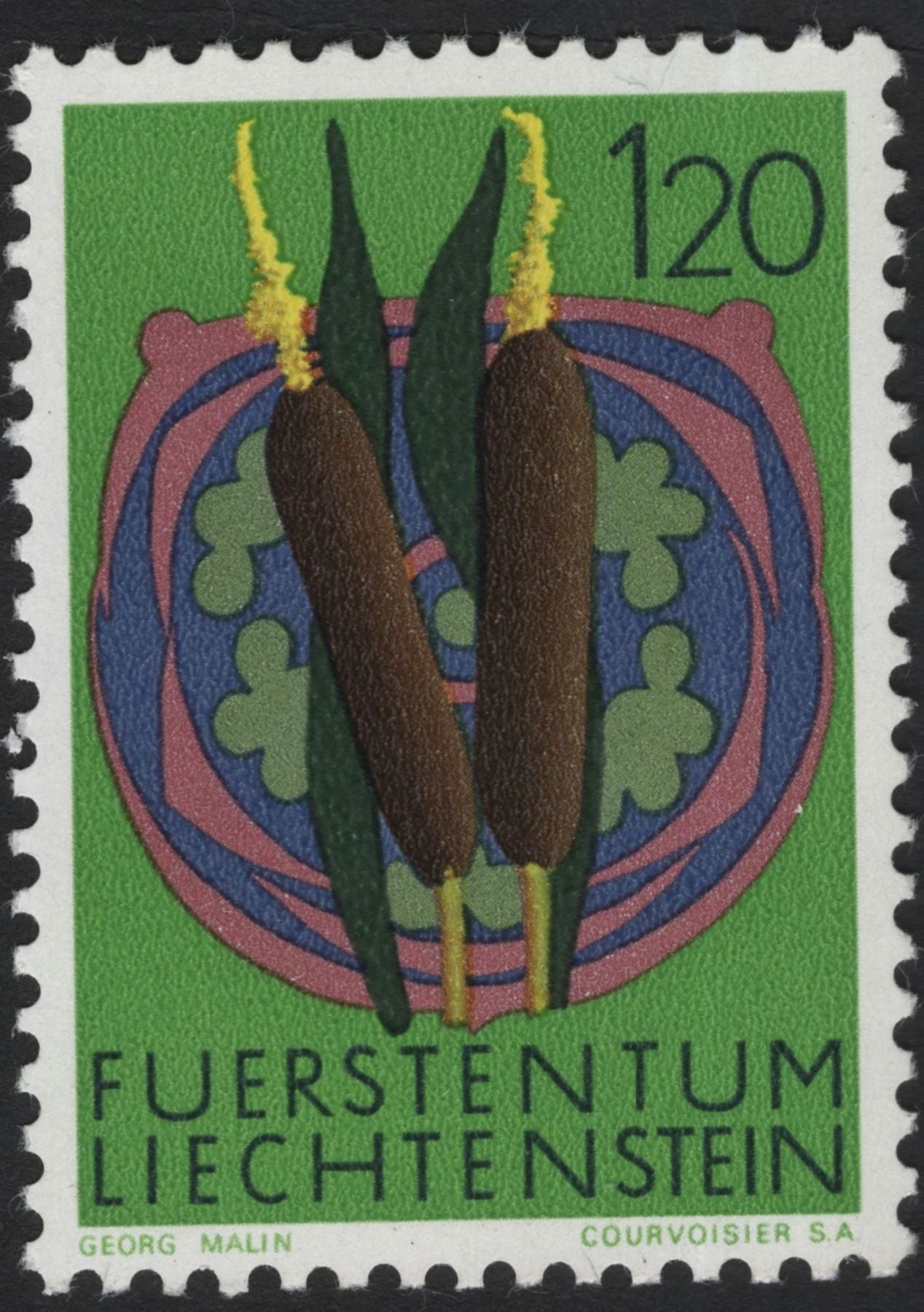 SCG5910 - Philatelic Entry – Liechtenstein 1965 “Wildflowers” Series