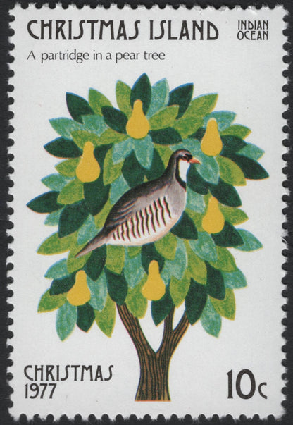 SCG5914 - Christmas Island “Twelve Days of Christmas” Stamp Set (1977)