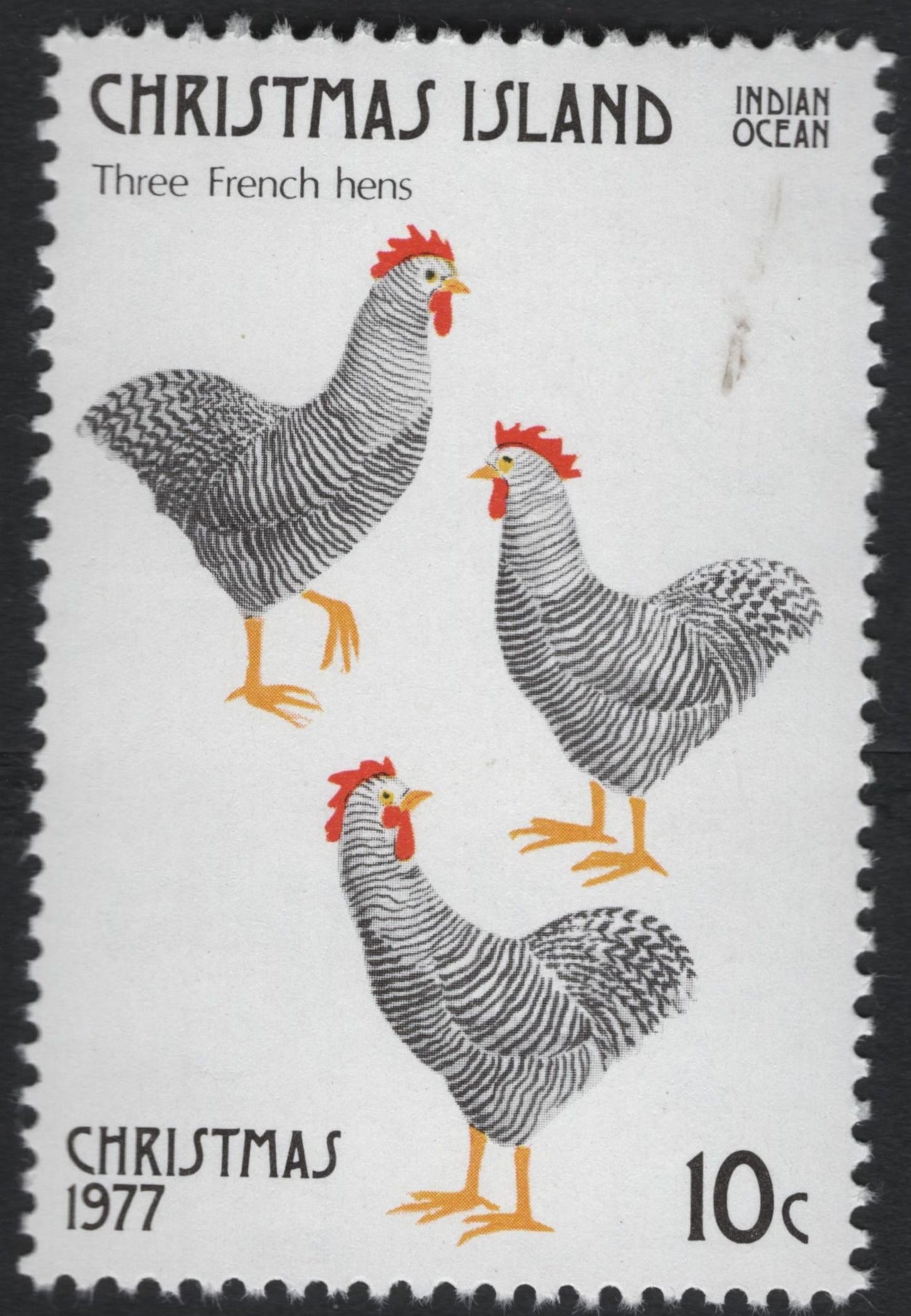 SCG5915 - Philatelic Entry – Christmas Island “Twelve Days of Christmas” Series (1977)