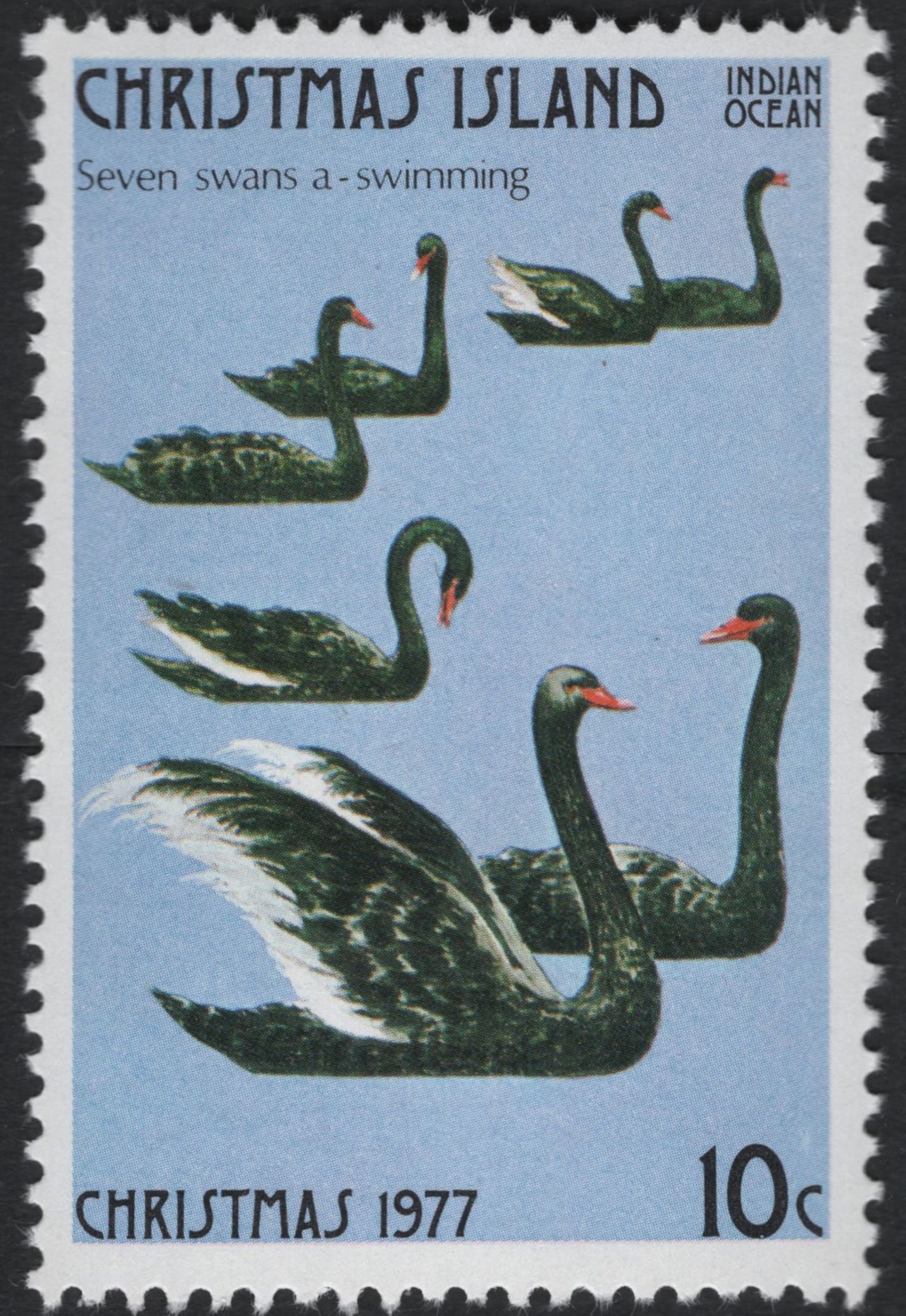 SCG5915 - Philatelic Entry – Christmas Island “Twelve Days of Christmas” Series (1977)