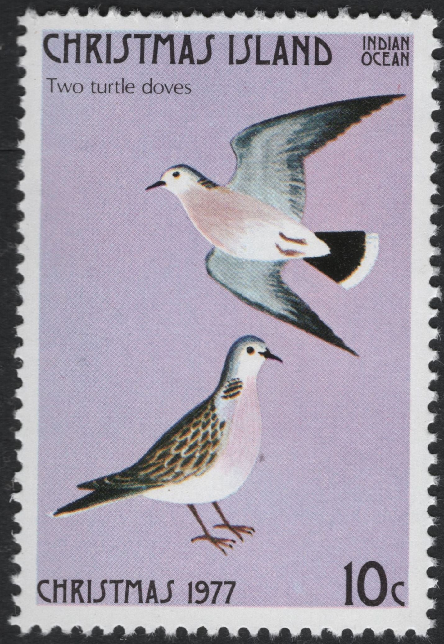 SCG5915 - Philatelic Entry – Christmas Island “Twelve Days of Christmas” Series (1977)