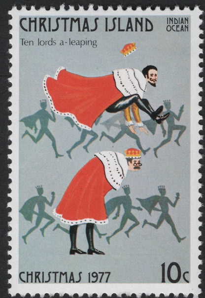 SCG5915 - Philatelic Entry – Christmas Island “Twelve Days of Christmas” Series (1977)