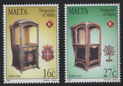 SCG5937 - Malta 1997 – Treasures of Malta: Sedan Chair Series