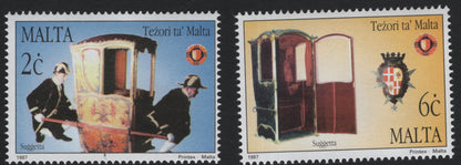 SCG5927 - Malta 1997 “Teżori ta’ Malta – Suggietta” Stamp Set