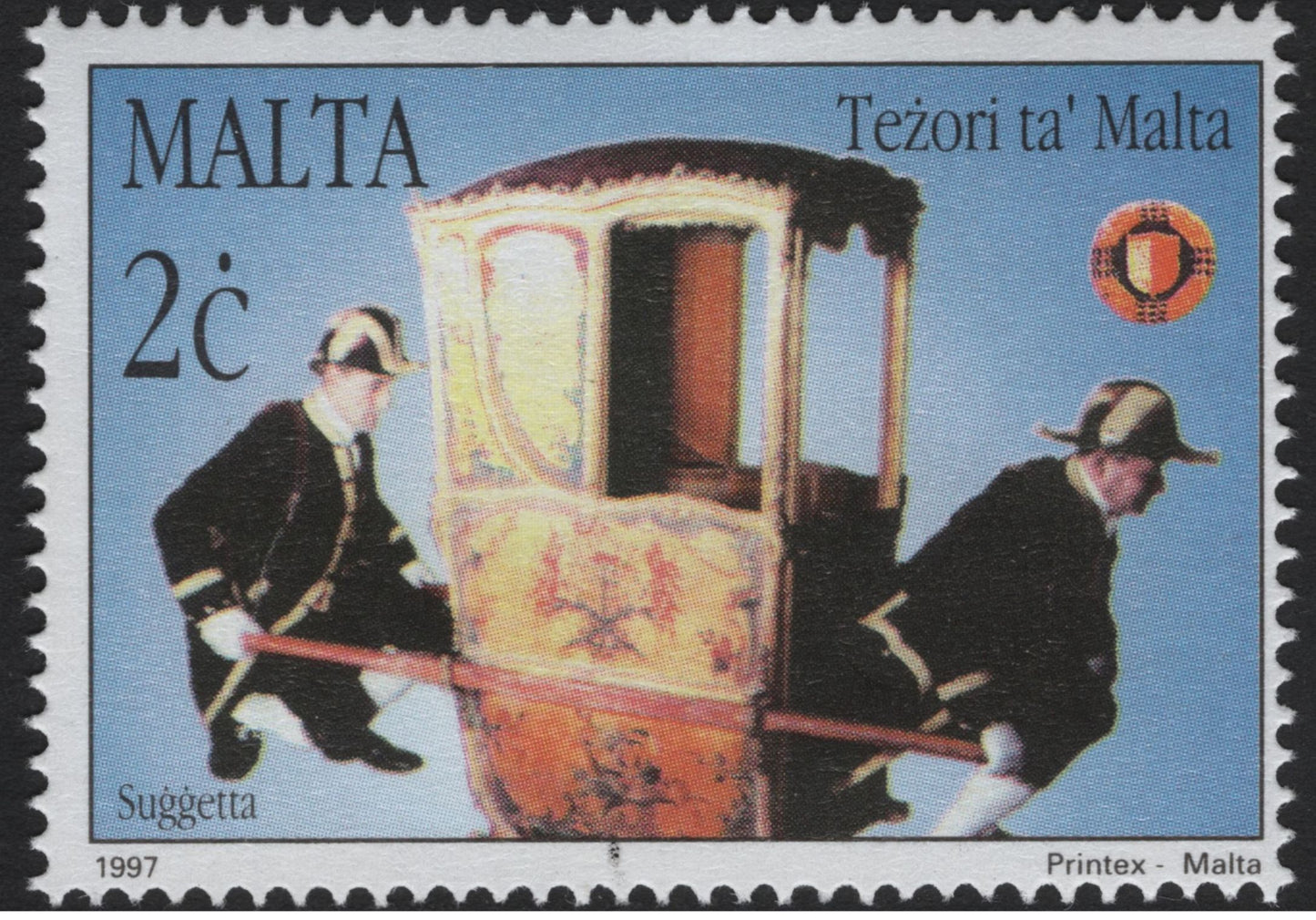 SCG5927 - Malta 1997 “Teżori ta’ Malta – Suggietta” Stamp Set