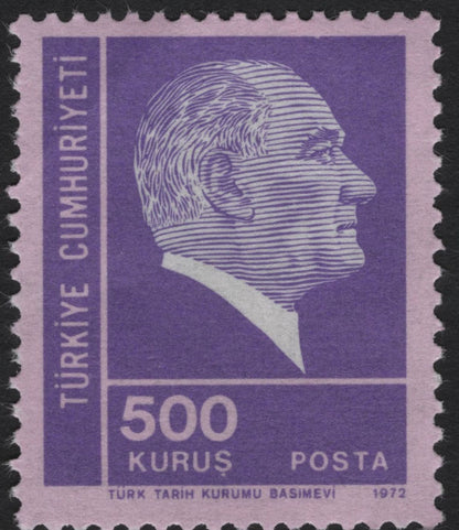 SCG5925 - Atatürk Definitive Series — Republic of Turkey (1972–1975)