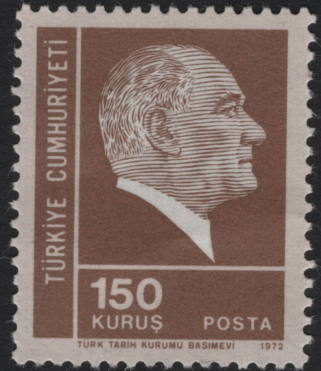 SCG5925 - Atatürk Definitive Series — Republic of Turkey (1972–1975)