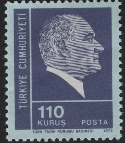 SCG5925 - Atatürk Definitive Series — Republic of Turkey (1972–1975)