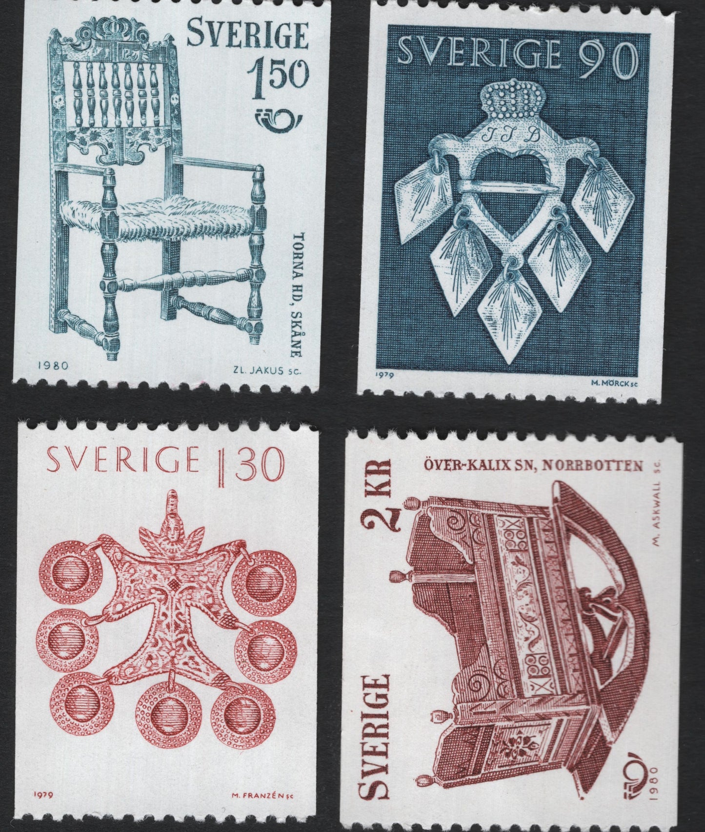 SCG5930 - Sweden – Folk Art and Handicrafts Series (1979–1980)