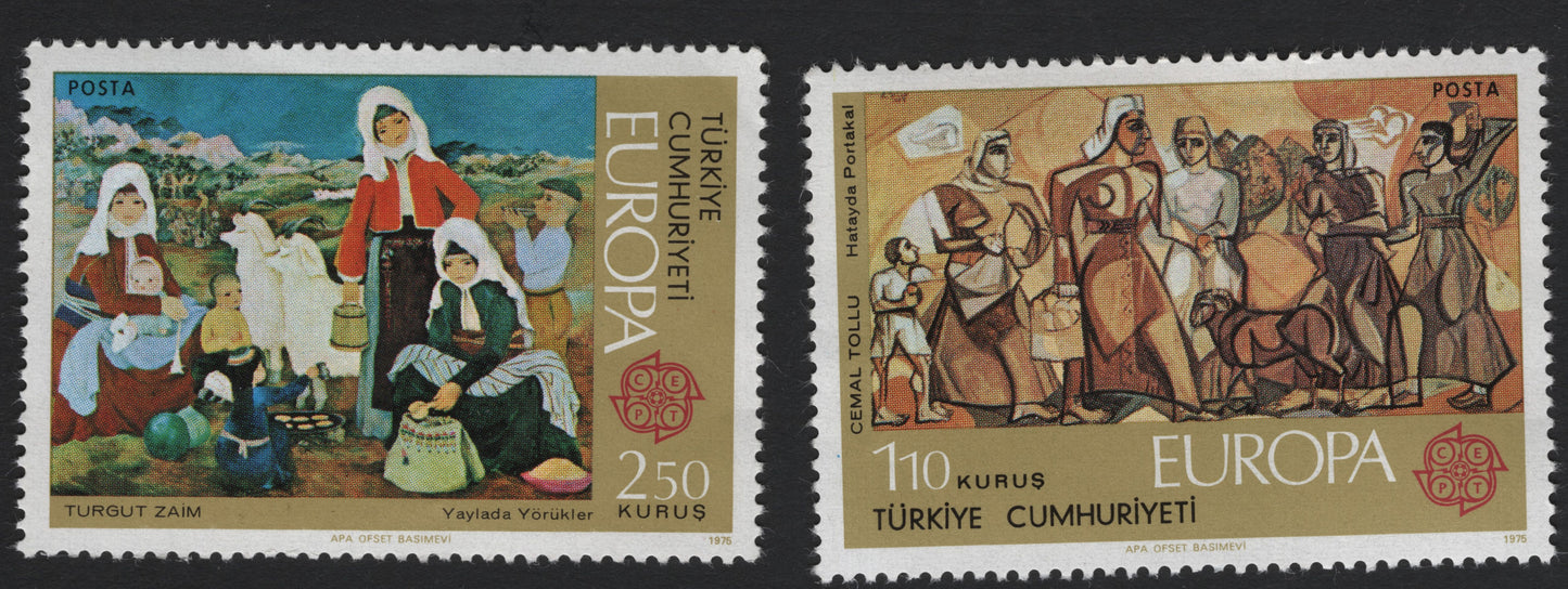 SCG5935 - Turkey 1976 Europa CEPT – Rural Life Paintings by Zaim and Tollu