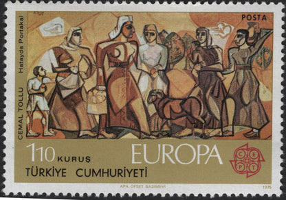 SCG5935 - Turkey 1976 Europa CEPT – Rural Life Paintings by Zaim and Tollu