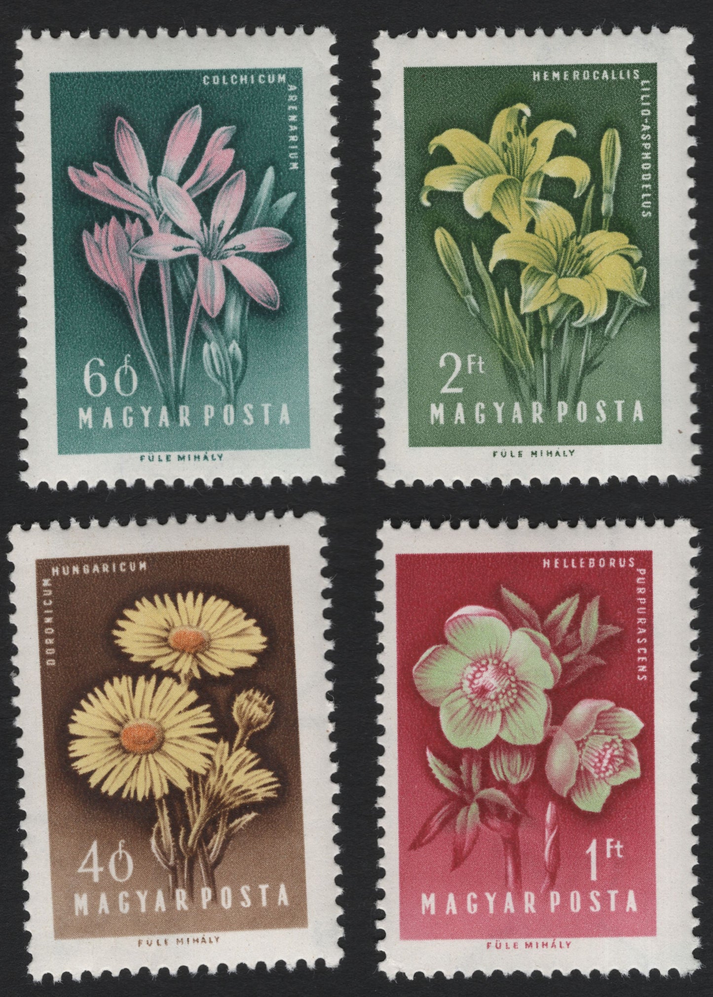 SCG5940 - Hungary 1962 – Medicinal Plants Definitive Series