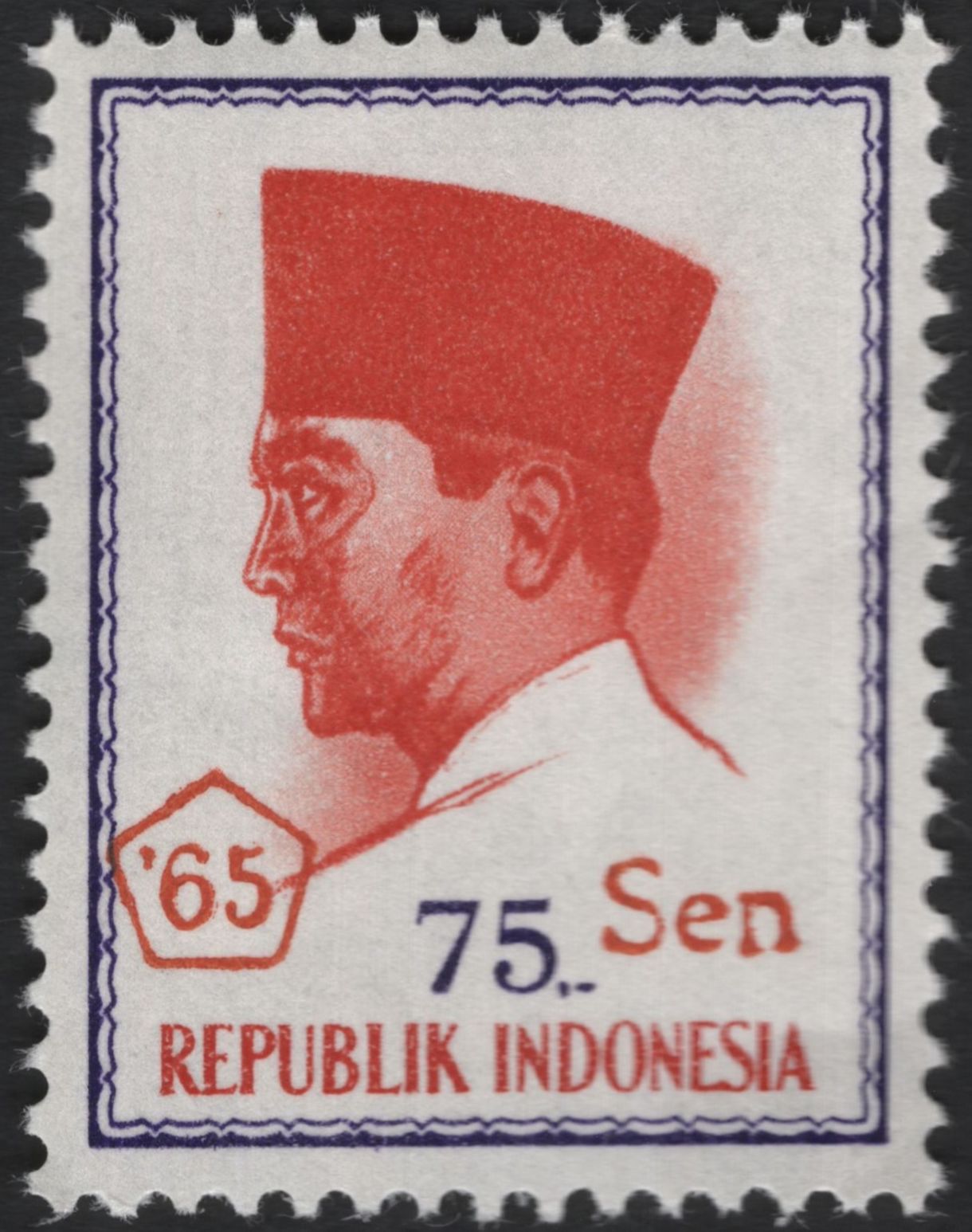 SCG5941 - Indonesia 1965 President Sukarno Definitive Series