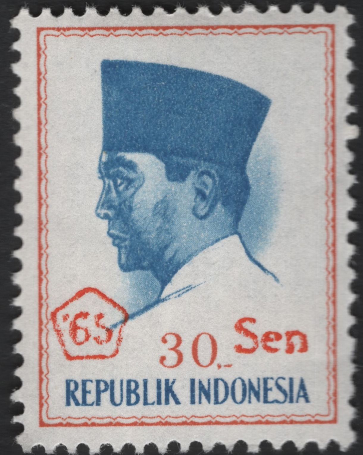 SCG5941 - Indonesia 1965 President Sukarno Definitive Series