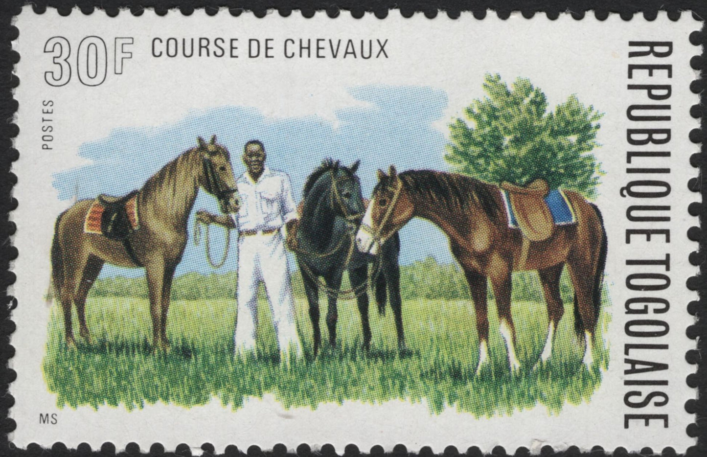 SCG5944 - Togo 1970 – Horse Racing Series (Course de Chevaux)