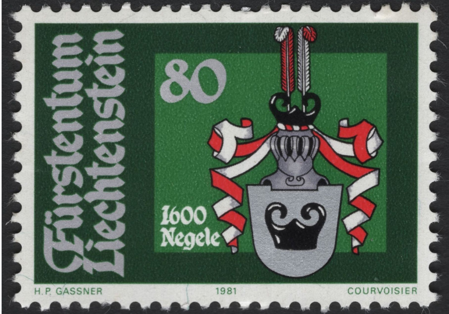 SCG5945 - Liechtenstein 1981 – Historic Coats of Arms (Negele & Matt)