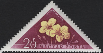 SCG5942 - Hungary 1962 – Triangular Wildflower Series