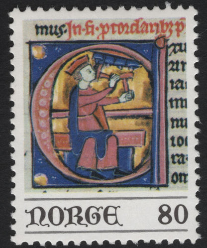 SCG5947 - Norway 1980 Medieval Manuscript Illuminations – Monastic Art Series