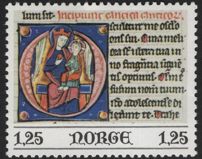 SCG5947 - Norway 1980 Medieval Manuscript Illuminations – Monastic Art Series