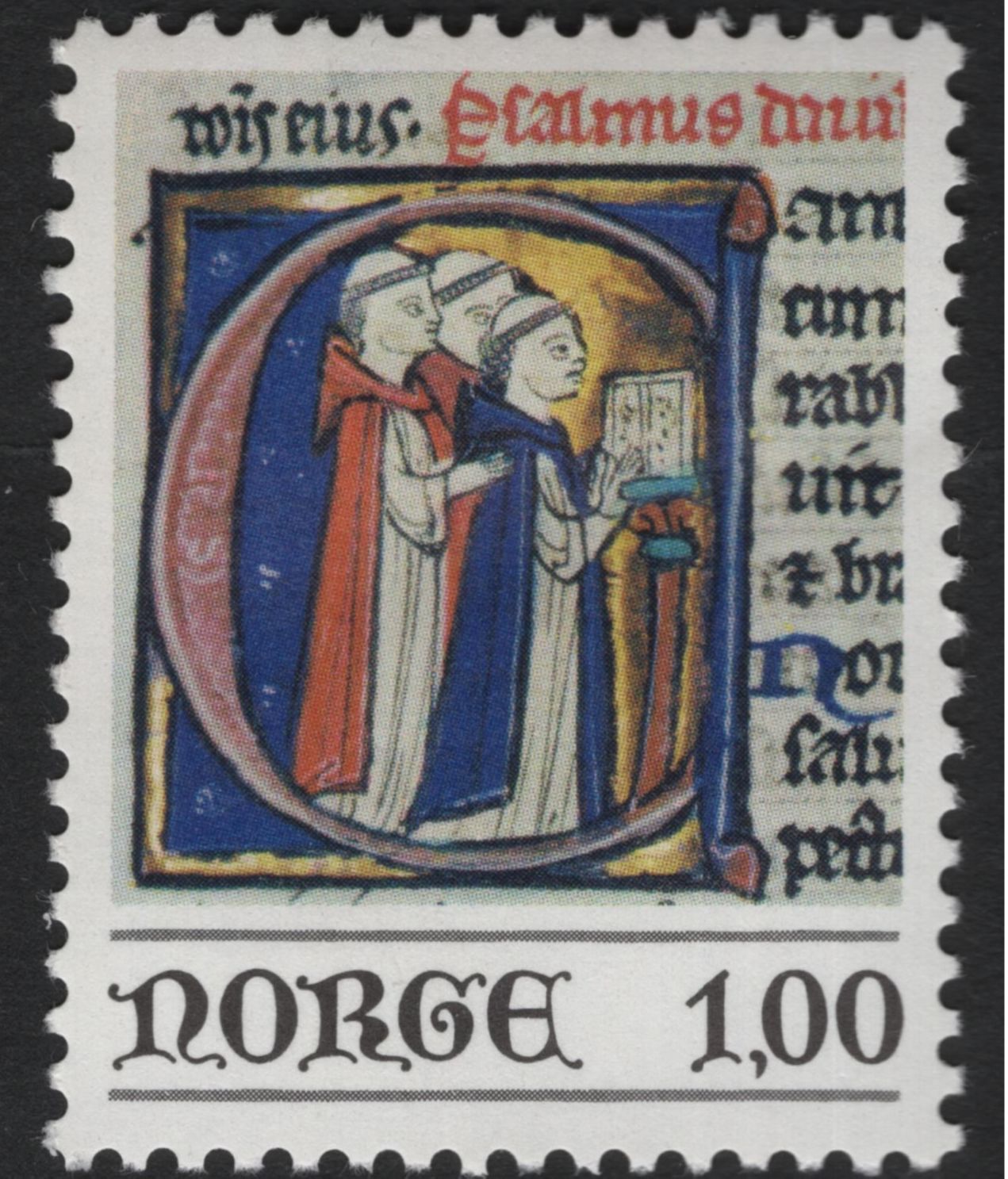 SCG5947 - Norway 1980 Medieval Manuscript Illuminations – Monastic Art Series