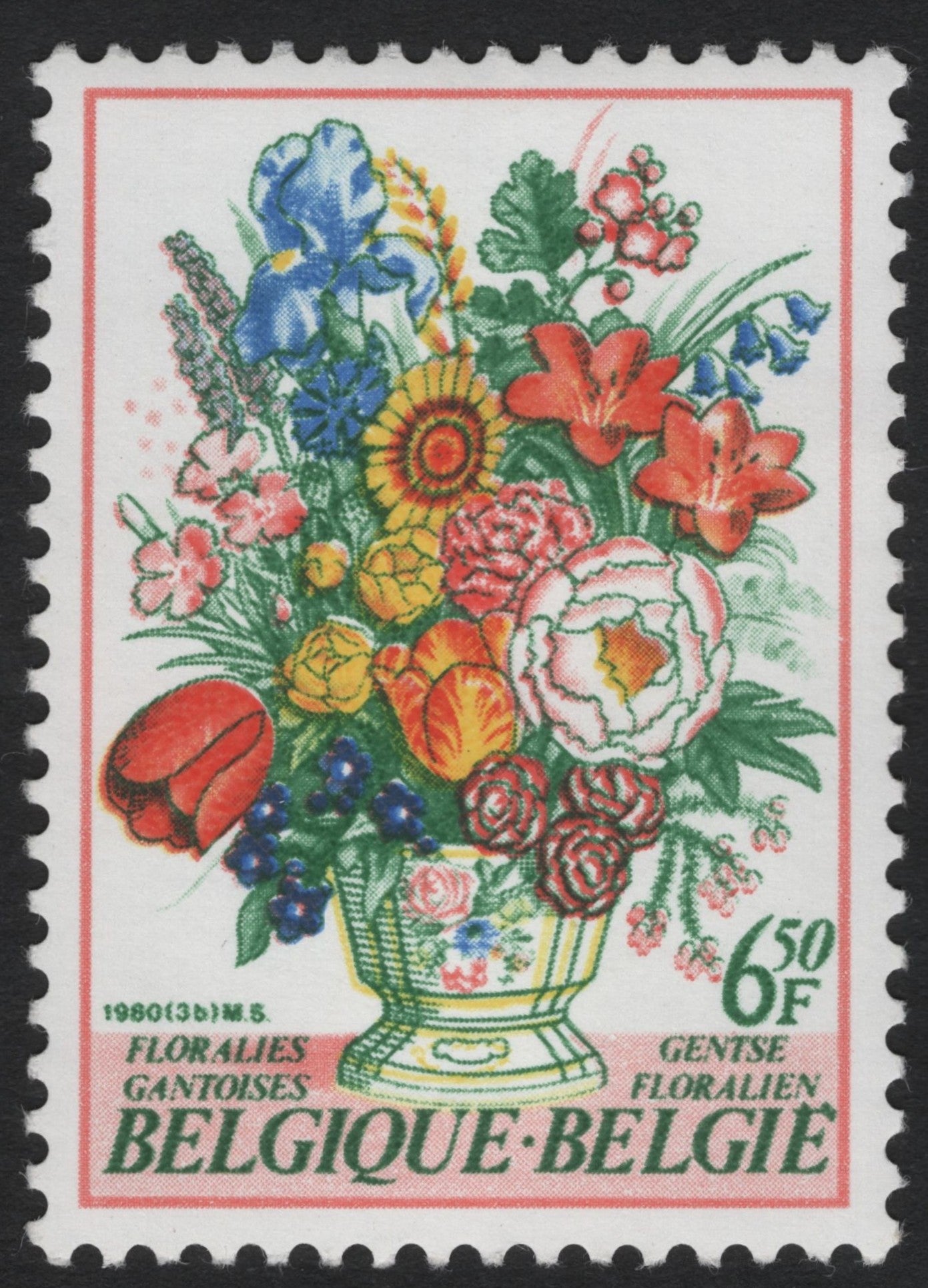 SCG6100 - Belgium 1980 – Ghent Floralies Commemorative Stamp