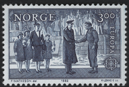 SCG5811 - Norway 1982 Europa CEPT “Return and Reconciliation” Set