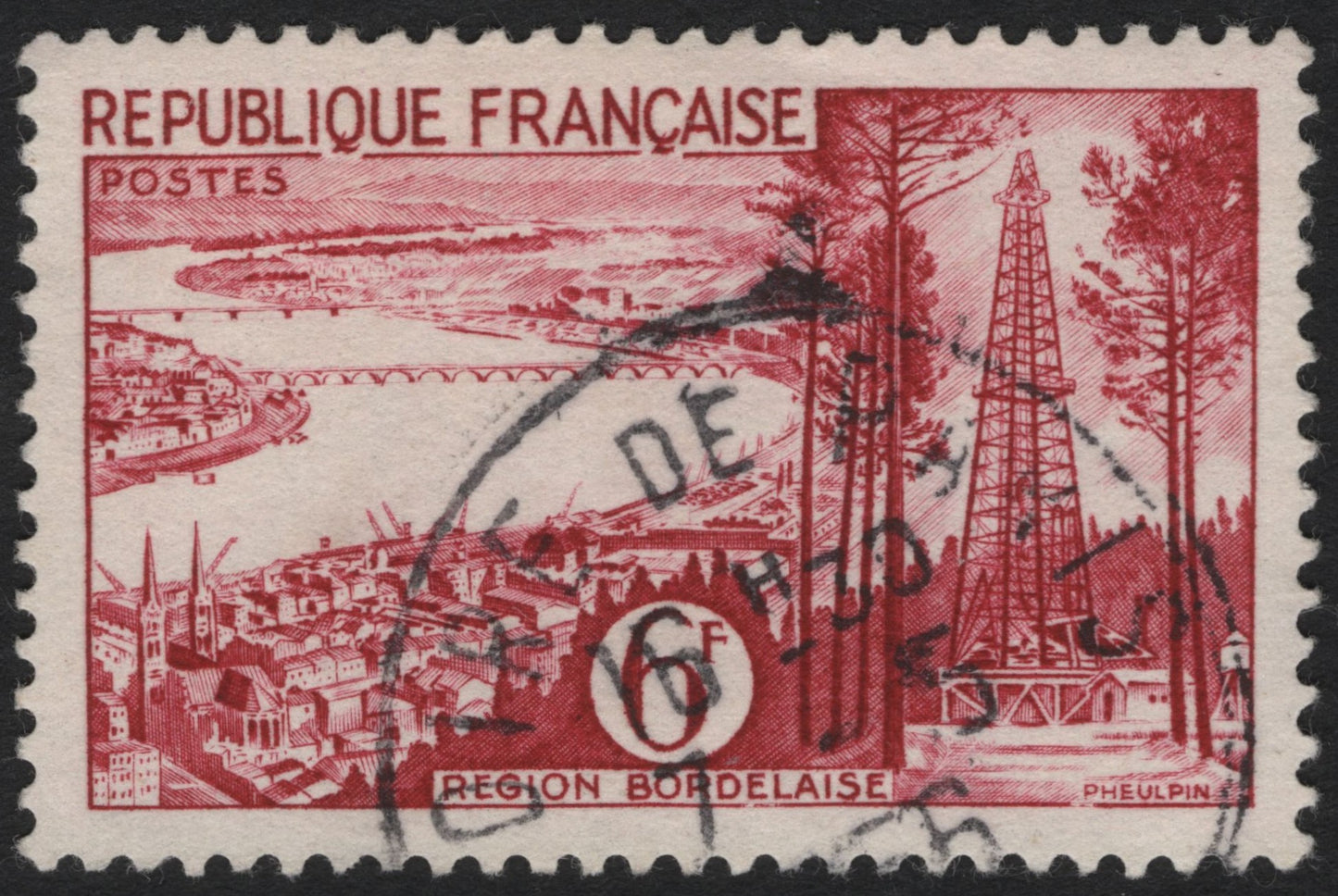 SCG6167 - France 1956 “Région Bordelaise” – 6 Francs