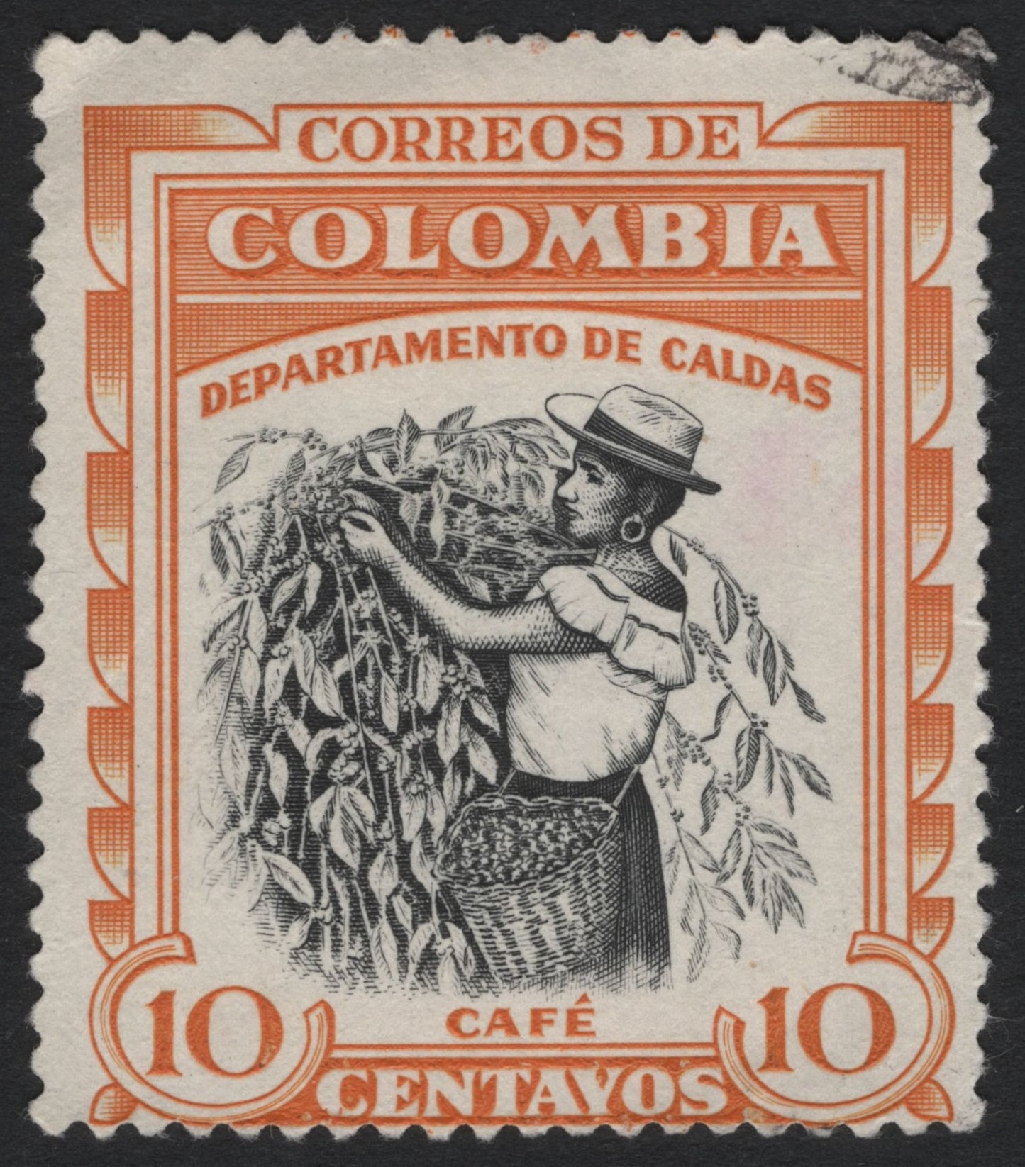 SCG6183 - Colombia 10 Centavos “Café – Departamento de Caldas”