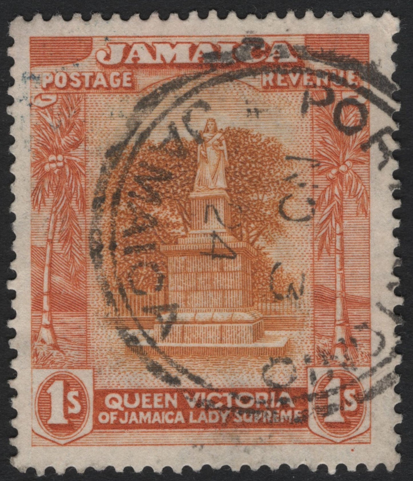SCG6187 - Jamaica 1 Shilling “Queen Victoria – Lady Supreme” (1938–52)