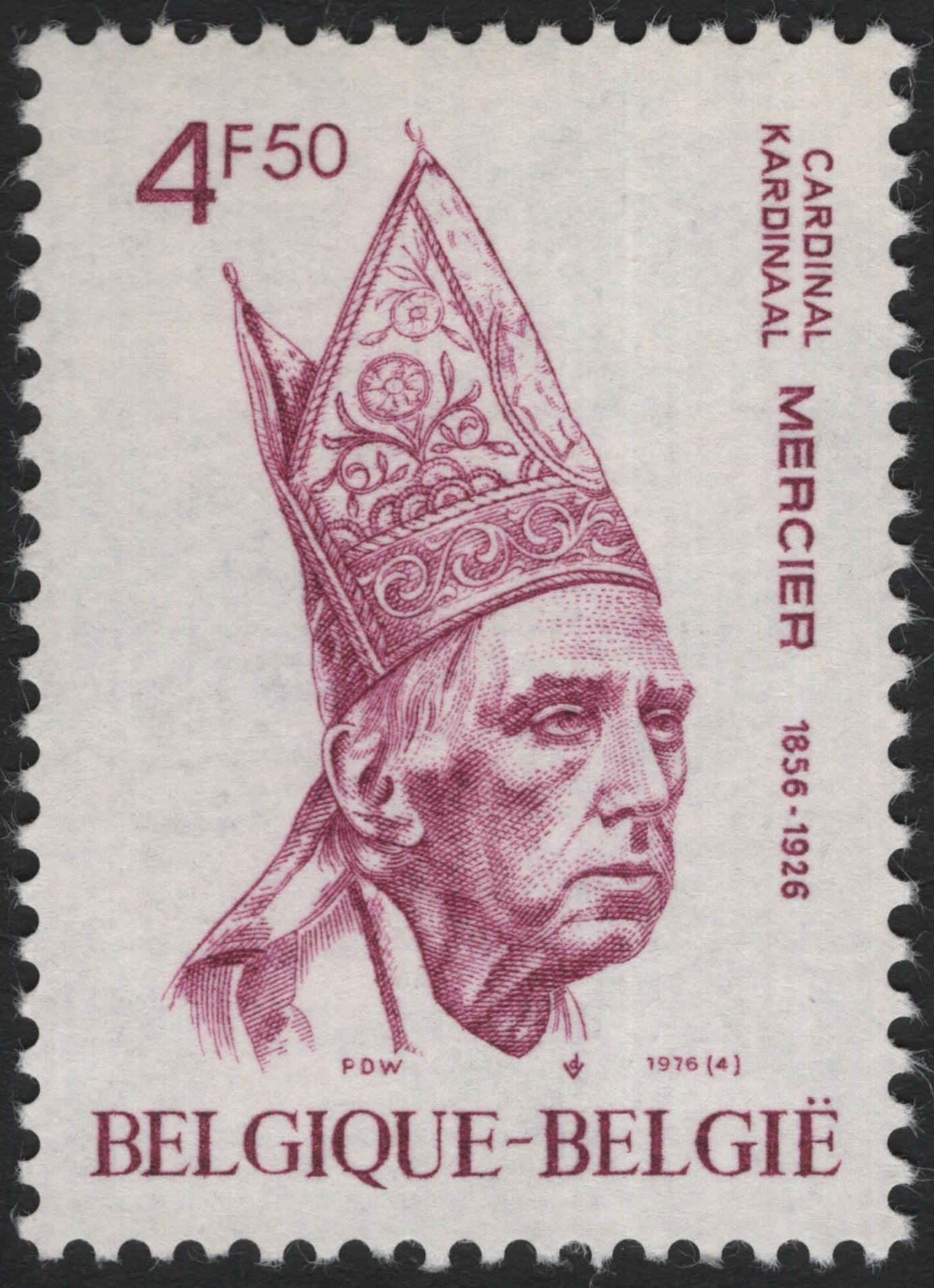 SCG6236 - Belgium 1976 – Cardinal Désiré-Joseph Mercier (1856–1926)