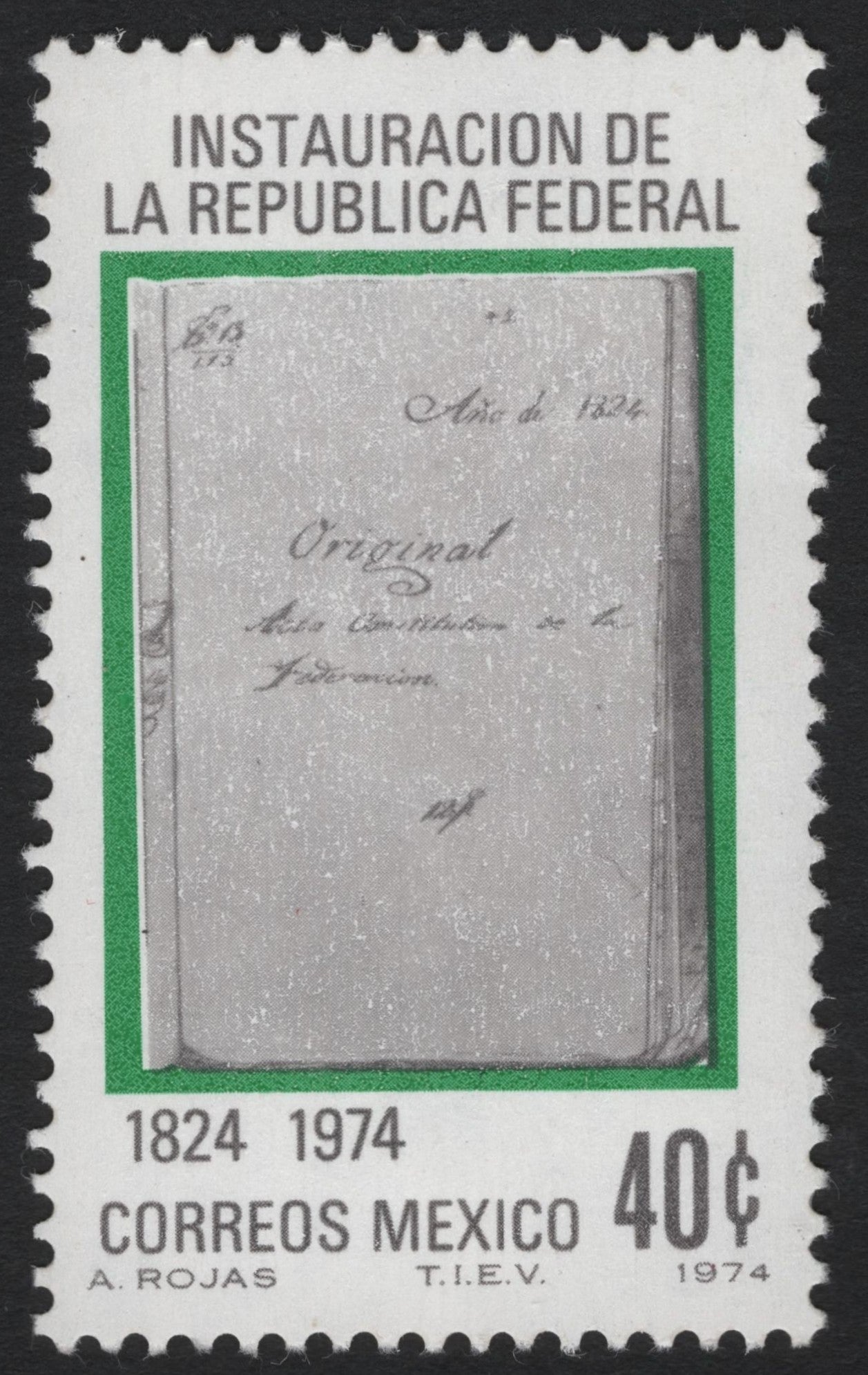 SCG6239 - Mexico 1974 – 150th Anniversary of the Federal Republic (1824–1974)