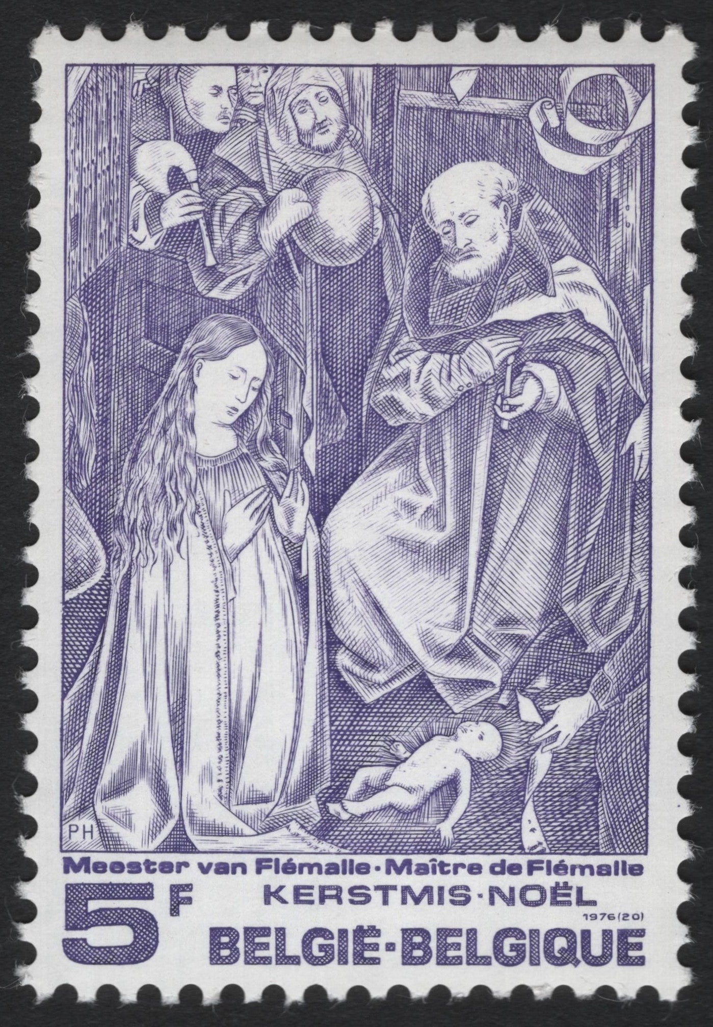 SCG6242 - Belgium 1976 Christmas – Nativity by Master of Flémalle