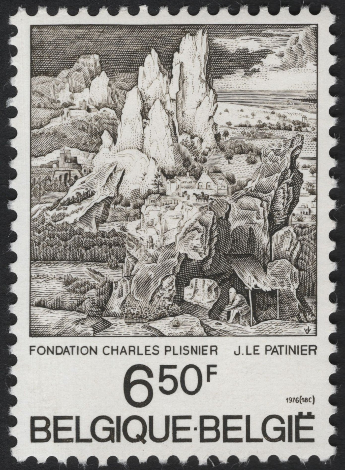 SCG6230 - Belgium 1976 – Fondation Charles Plisnier, Landscape by Joachim Patinir