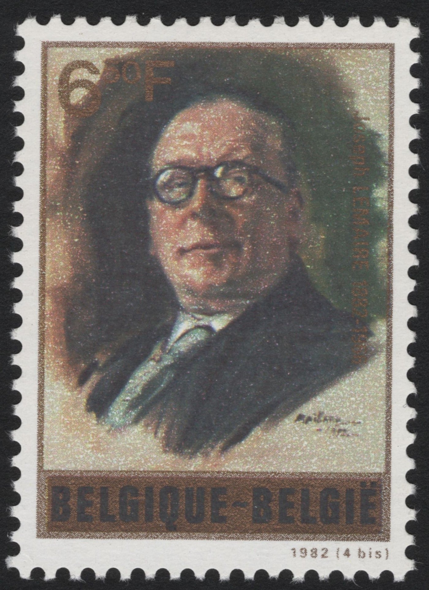 SCG6248 - Belgium 1982 – Joseph Lemaire (1882–1966) Commemorative