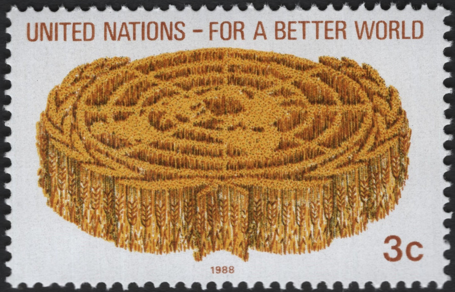 SCG6341 - United Nations 1988 – “For a Better World” (3¢)