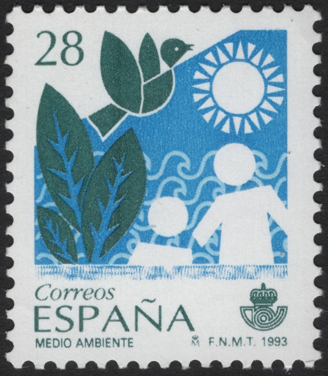 SCG6602 - Spain 1993 – “Medio Ambiente” Environmental Awareness Issue