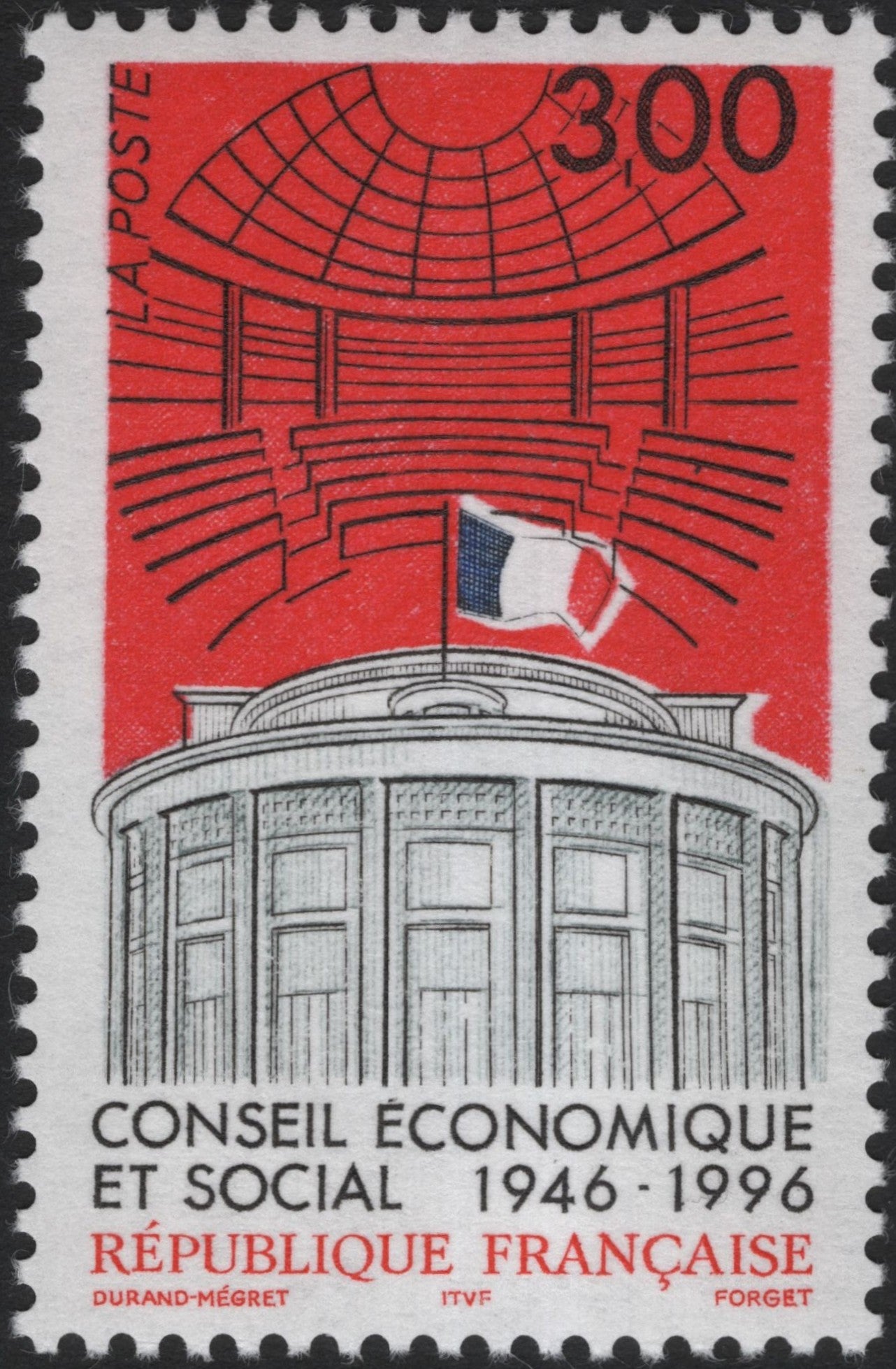 SCG6641 - France 1996 – 50th Anniversary of the Conseil Économique et Social