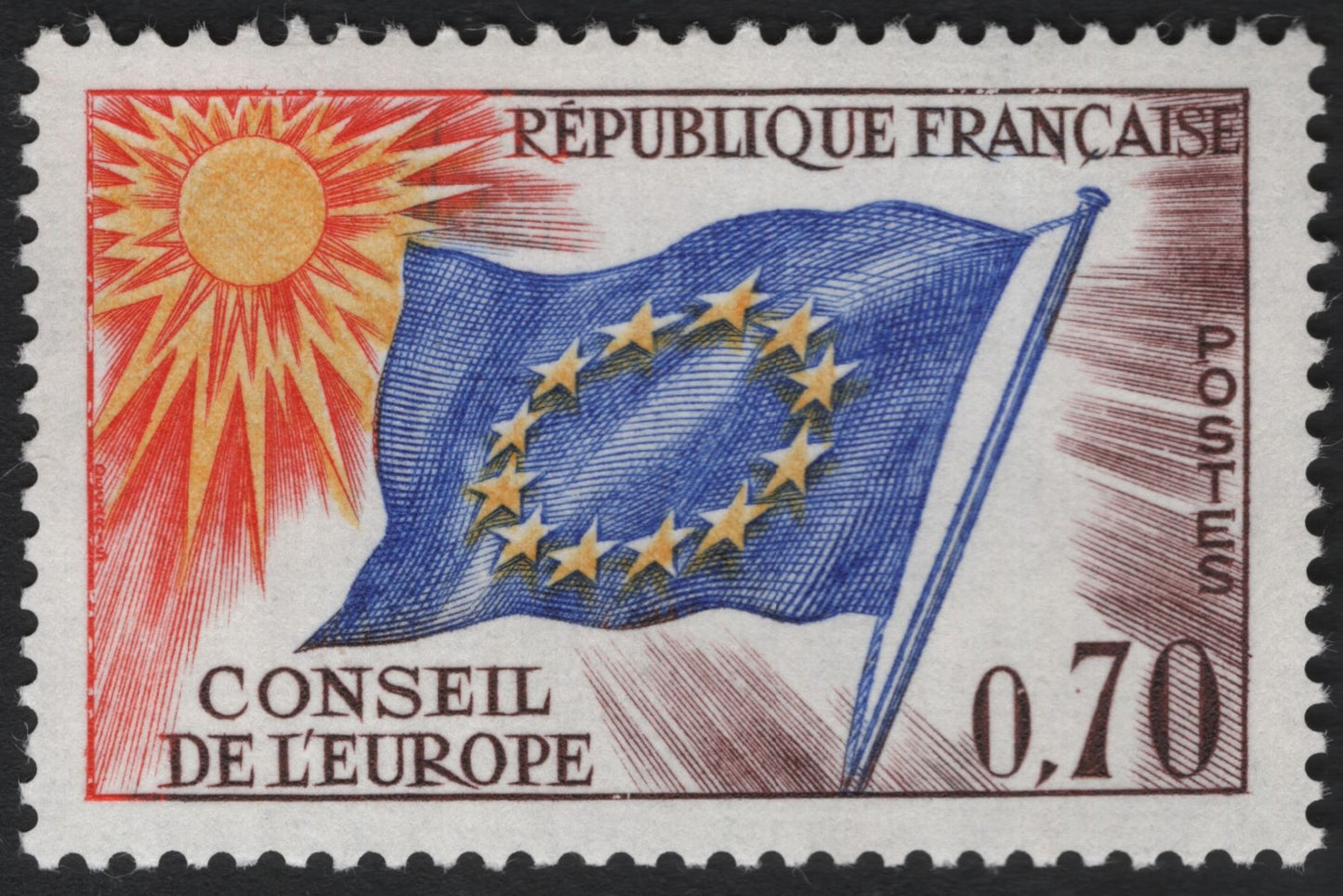 SCG6631 - France 1959 – Council of Europe Commemorative Issue