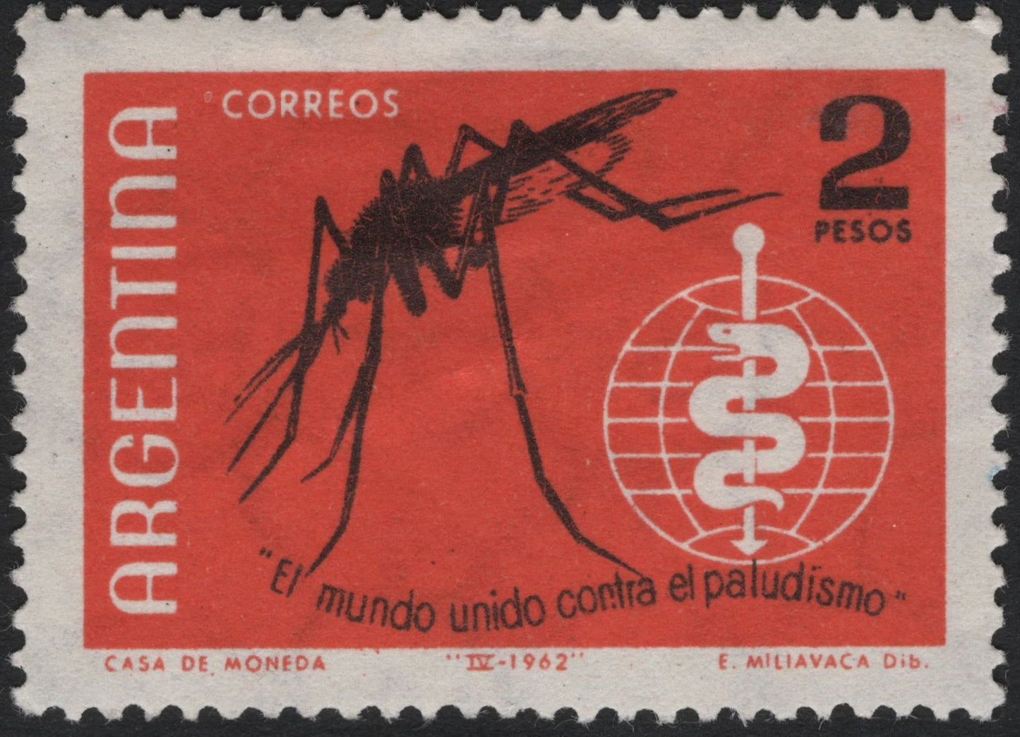 SCG6951 - Argentina 1962 – World United Against Malaria