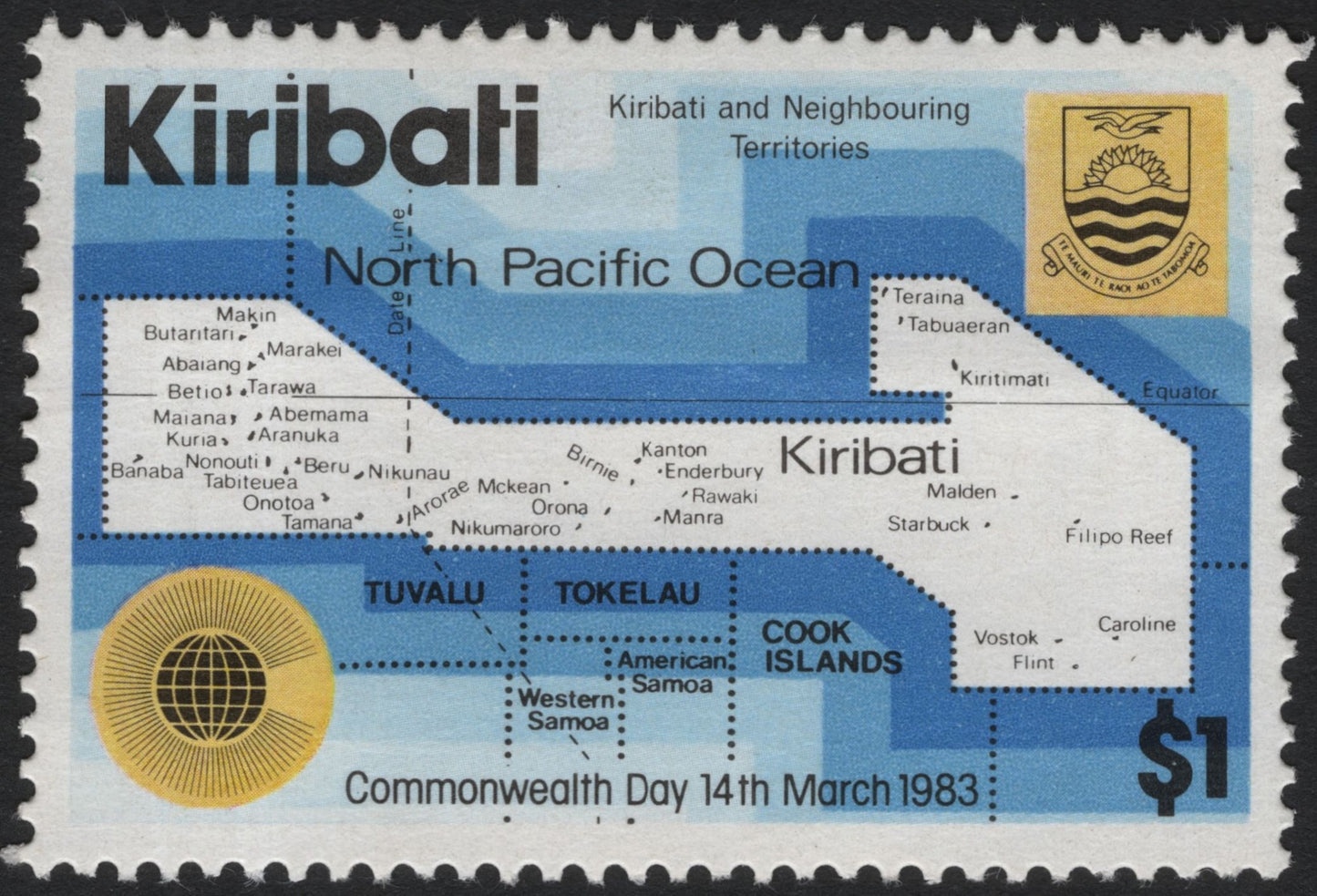 SCG7043 - Kiribati 1983 – Commonwealth Day