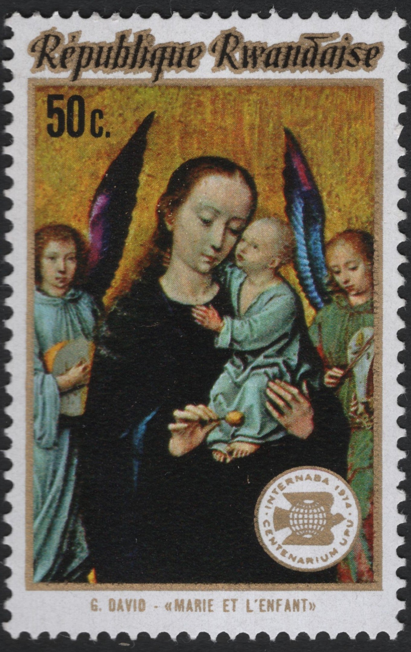 SCG6949 - Rwanda 1974 “Marie et l’Enfant” (50c)